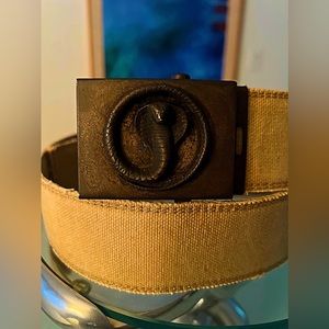Roberto Cavalli Brass Cobra Belt